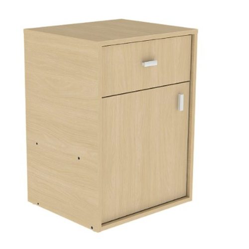 Mesa De Luz 1 Cajon 1 Puerta Linea Dakar Color Malta Mosconi